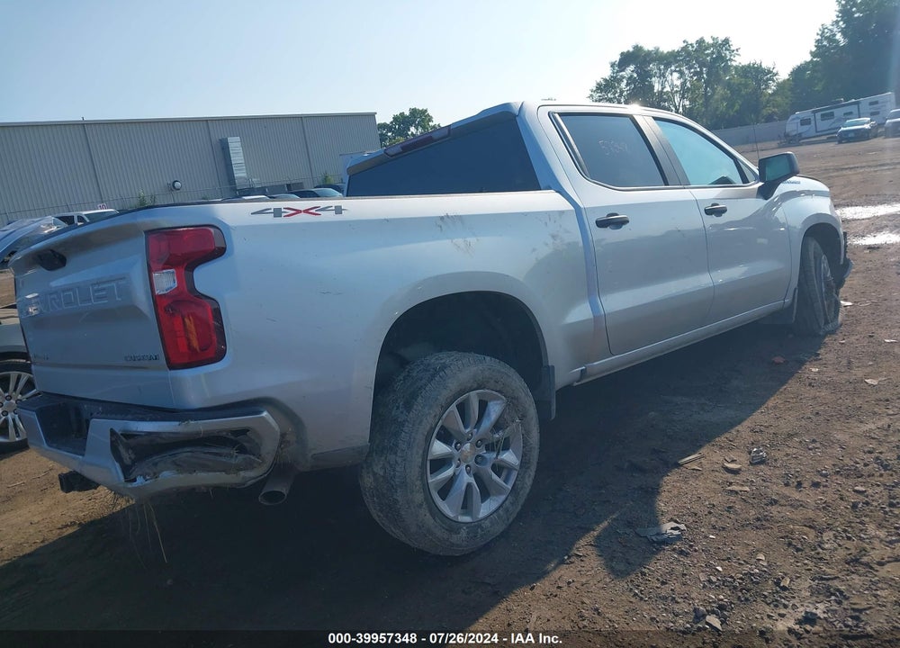 2020 CHEVROLET SILVERADO 1500 4WD  SHORT BED CUSTOM/4WD  STANDARD BED CUSTOM VIN: 3GCPYBEKXLG358414