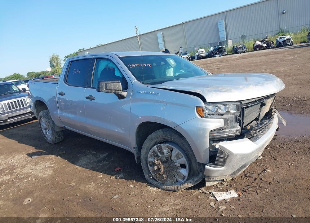 2020 CHEVROLET SILVERADO 1500 4WD  SHORT BED CUSTOM/4WD  STANDARD BED CUSTOM VIN: 3GCPYBEKXLG358414