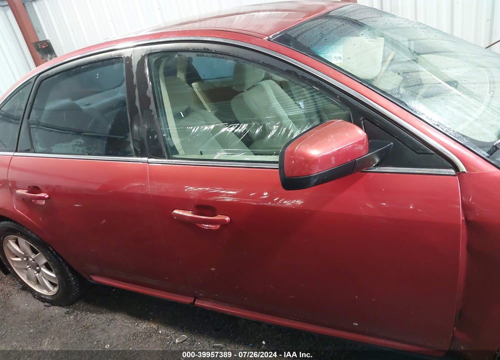 2007 FORD FIVE HUNDRED SEL VIN: 1FAFP24117G104184