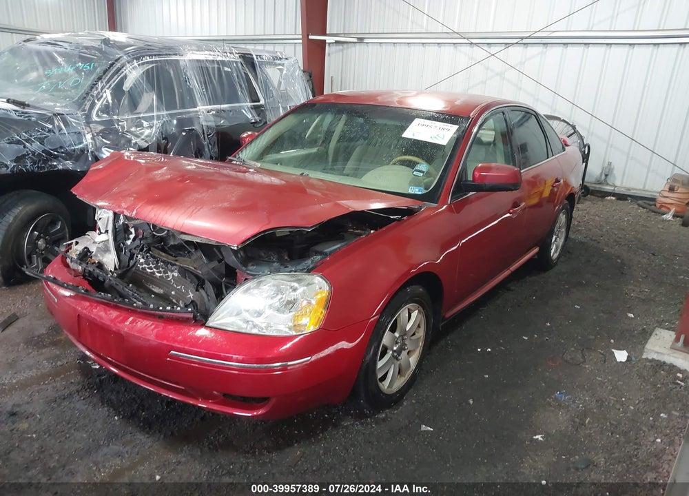 2007 FORD FIVE HUNDRED SEL VIN: 1FAFP24117G104184