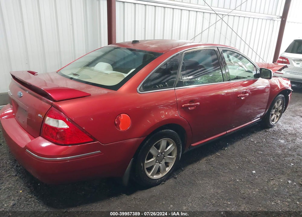 2007 FORD FIVE HUNDRED SEL VIN: 1FAFP24117G104184