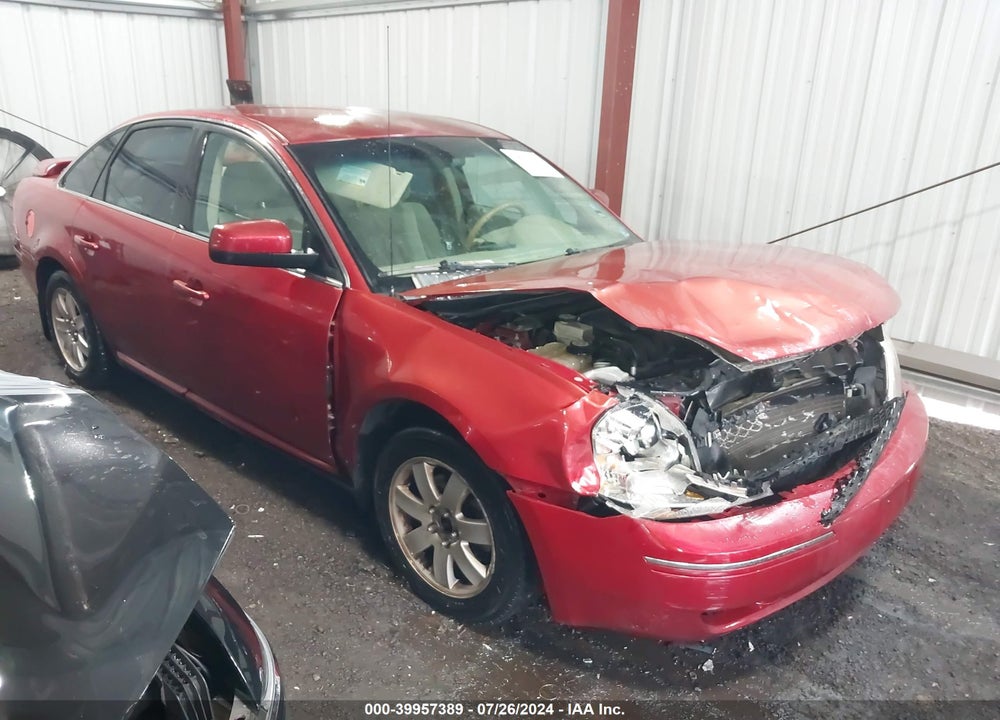2007 FORD FIVE HUNDRED SEL VIN: 1FAFP24117G104184