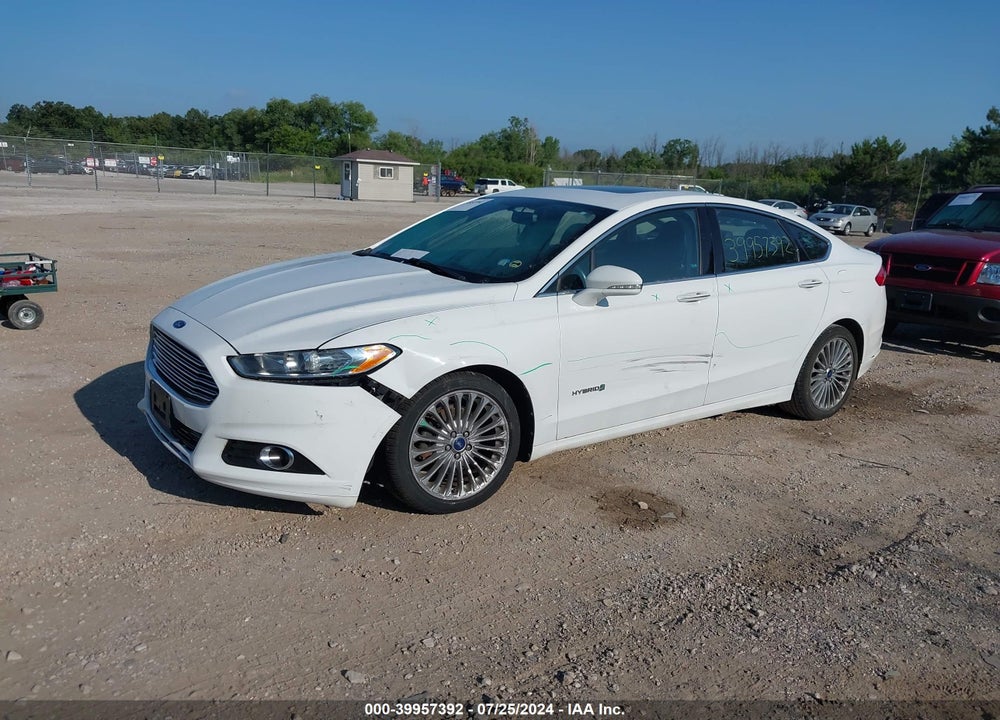 2014 FORD FUSION HYBRID TITANIUM VIN: 3FA6P0RU4ER308586
