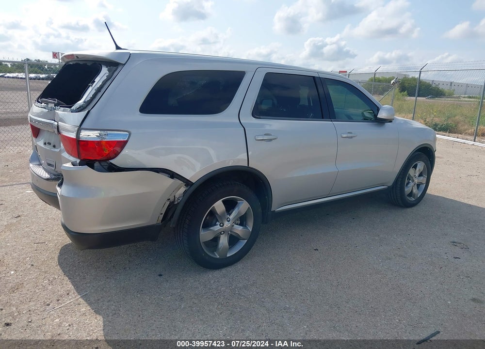 2013 DODGE DURANGO SXT VIN: 1C4RDHAGXDC530177
