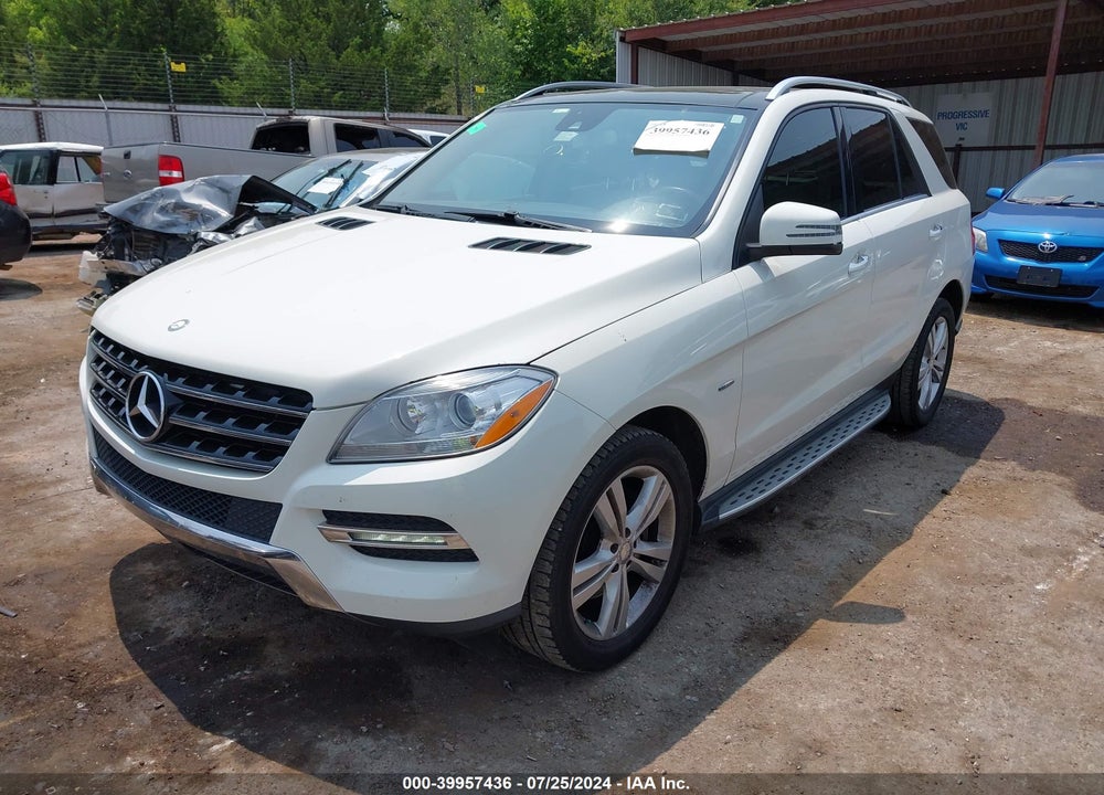 2012 MERCEDES-BENZ ML 350 4MATIC VIN: 4JGDA5HB1CA054564