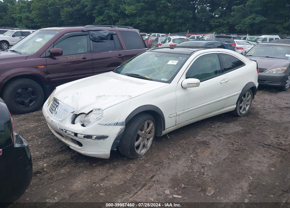 2003 MERCEDES-BENZ C 230 KOMPRESSOR SPORT VIN: WDBRN40J03A444937
