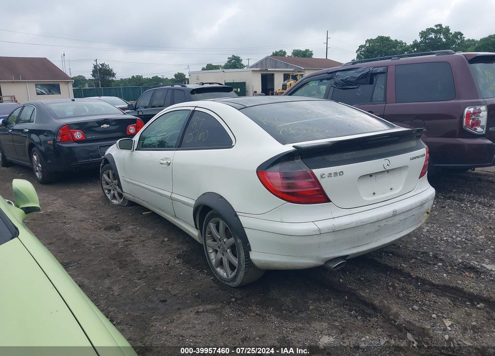 2003 MERCEDES-BENZ C 230 KOMPRESSOR SPORT VIN: WDBRN40J03A444937