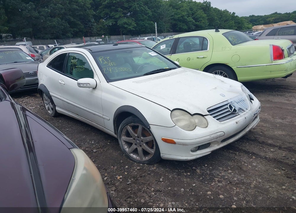 2003 MERCEDES-BENZ C 230 KOMPRESSOR SPORT VIN: WDBRN40J03A444937