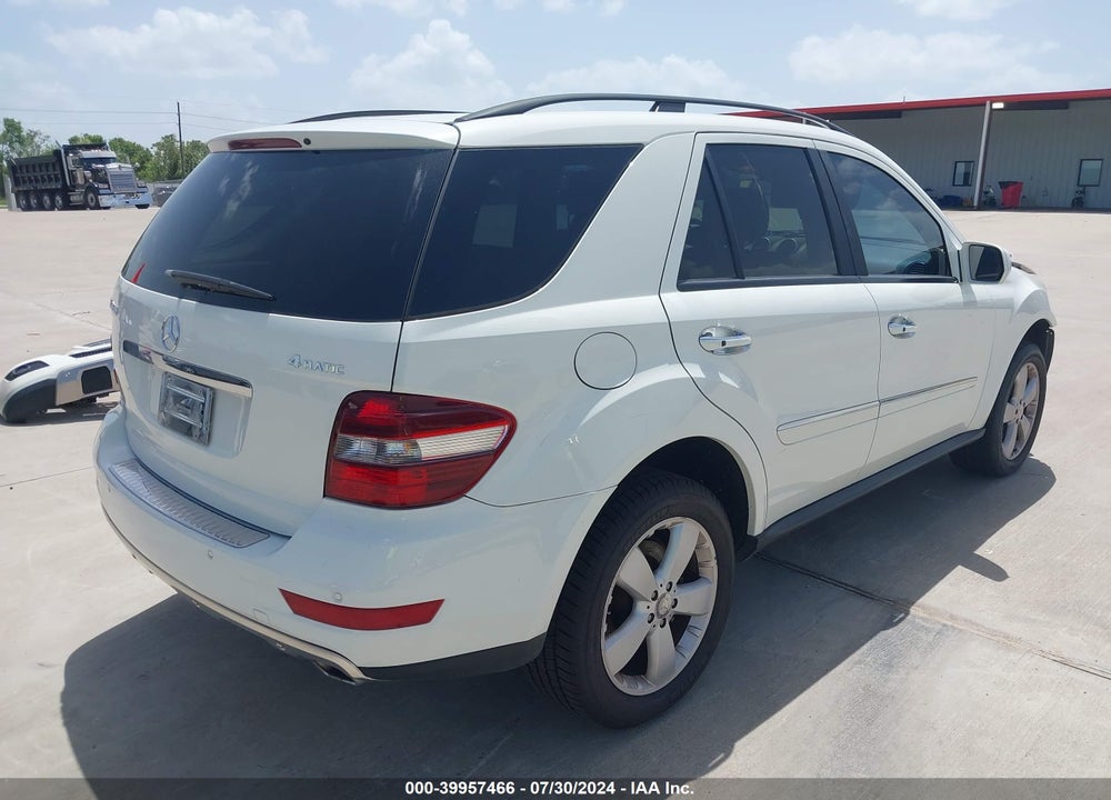 2009 MERCEDES-BENZ ML 350 4MATIC VIN: 4JGBB86EX9A449239