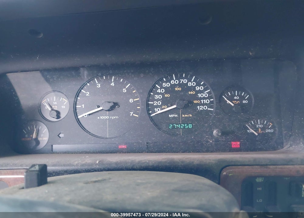 1996 JEEP GRAND CHEROKEE LIMITED VIN: 1J4GZ78Y6TC243509
