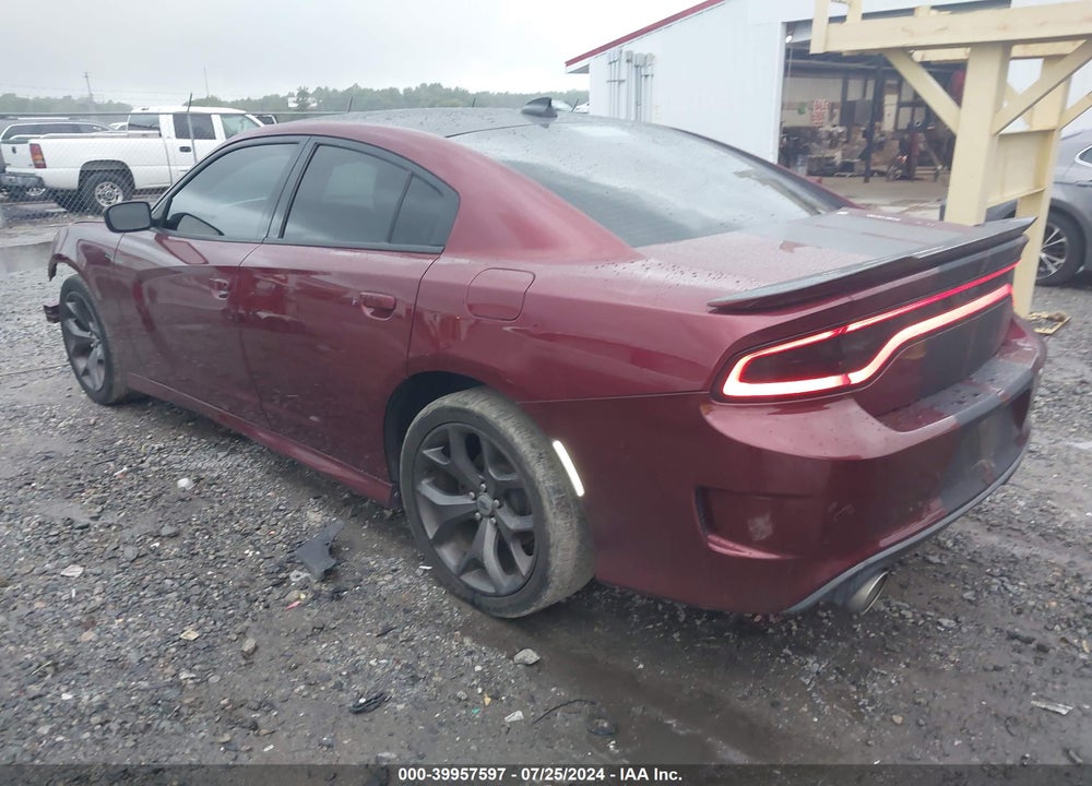 2019 DODGE CHARGER GT RWD VIN: 2C3CDXHG6KH690531
