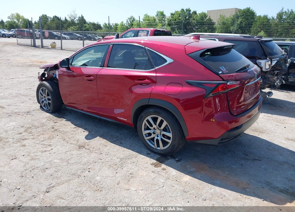 2015 LEXUS NX 300H VIN: JTJYWRBZXF2006190