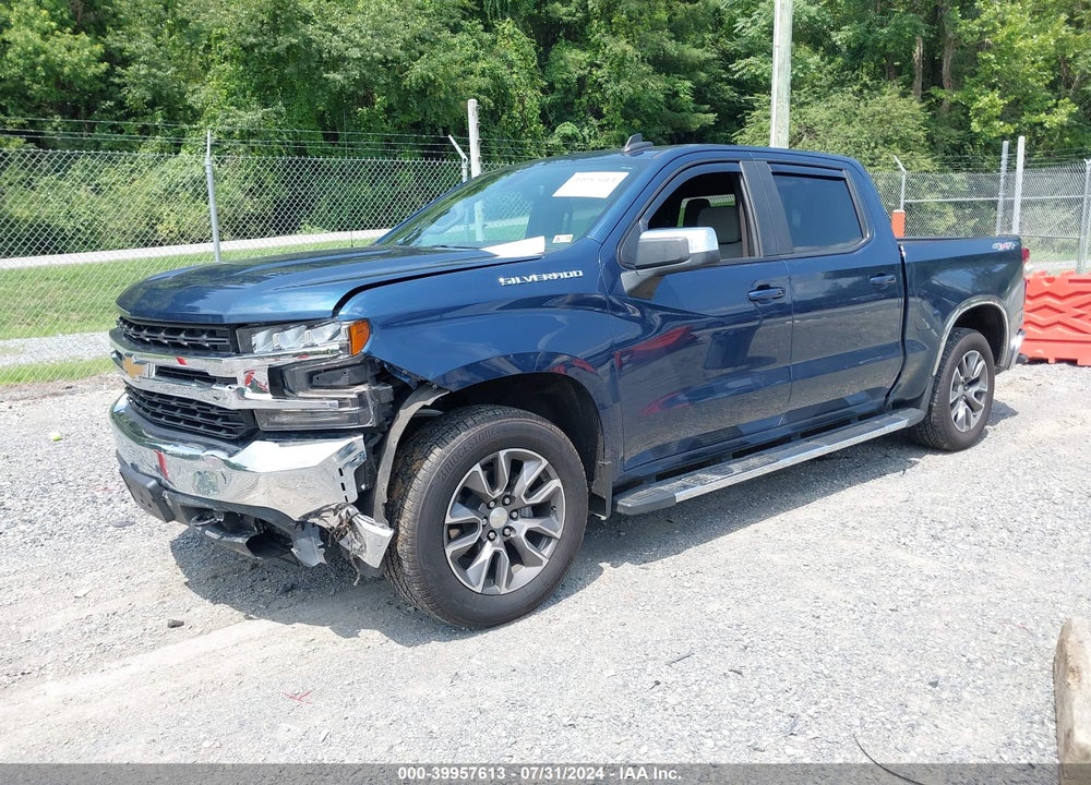 2019 CHEVROLET SILVERADO 1500 LT VIN: 1GCUYDED9KZ181708