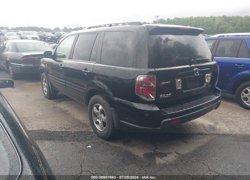 2007 HONDA PILOT EX-L VIN: 5FNYF28557B042771