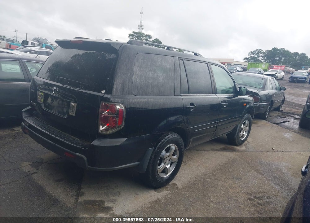 2007 HONDA PILOT EX-L VIN: 5FNYF28557B042771