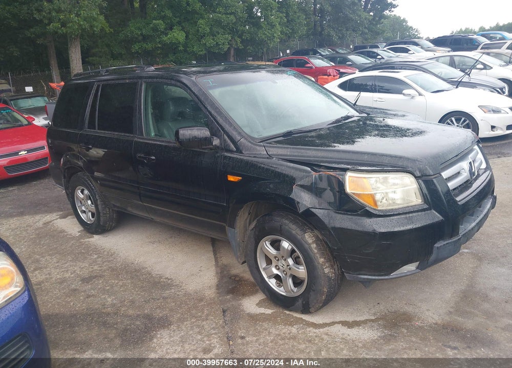 2007 HONDA PILOT EX-L VIN: 5FNYF28557B042771
