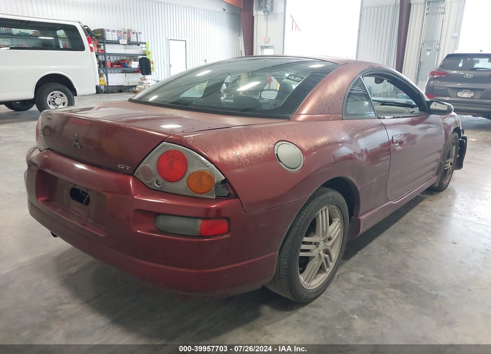 2003 MITSUBISHI ECLIPSE GT VIN: 4A3AC84H63E164223