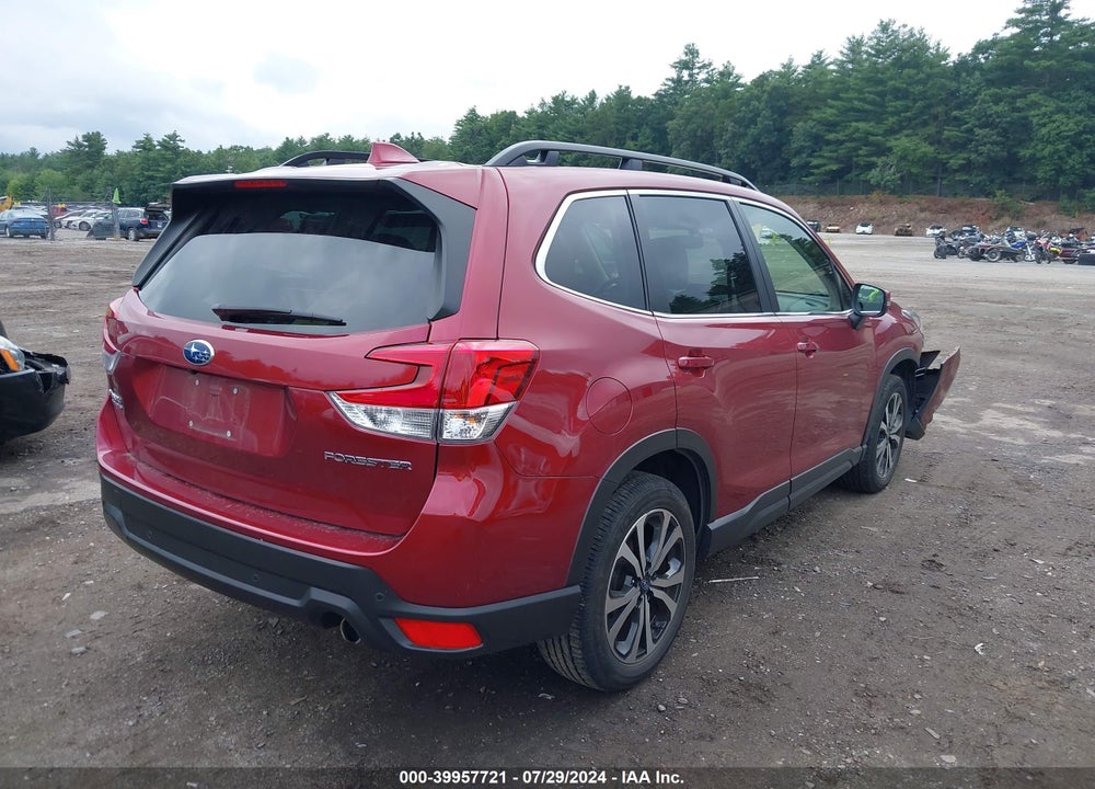 2022 SUBARU FORESTER LIMITED VIN: JF2SKAPC0NH498476