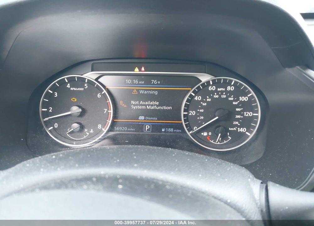 2019 NISSAN ALTIMA 2.5 SV VIN: 1N4BL4DW2KC133601