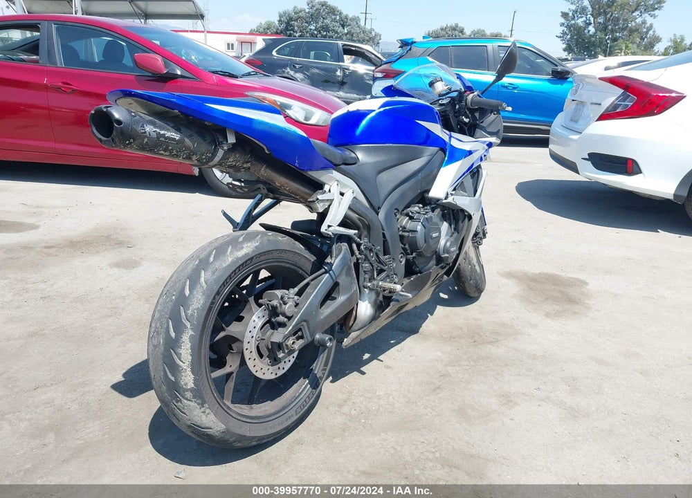 2007 HONDA CBR600 RR VIN: JH2PC40017M009572