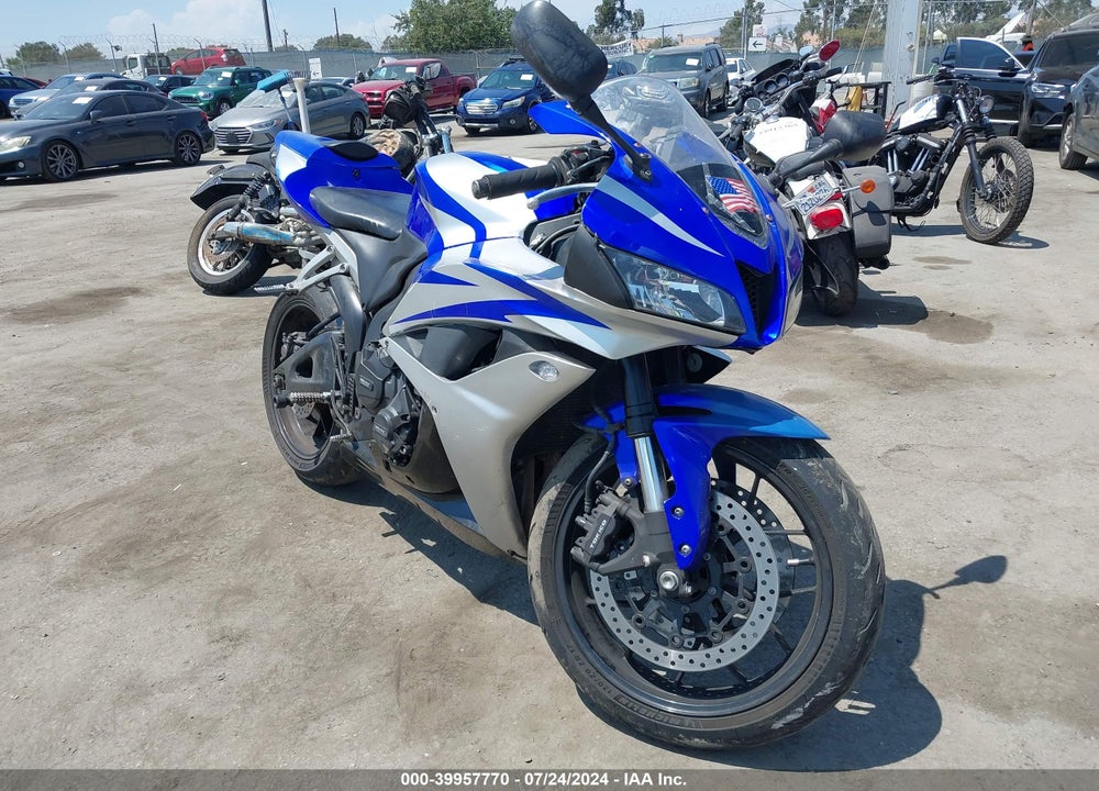 2007 HONDA CBR600 RR VIN: JH2PC40017M009572