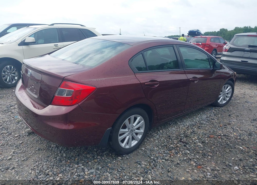 2012 HONDA CIVIC EX VIN: 19XFB2F82CE089210