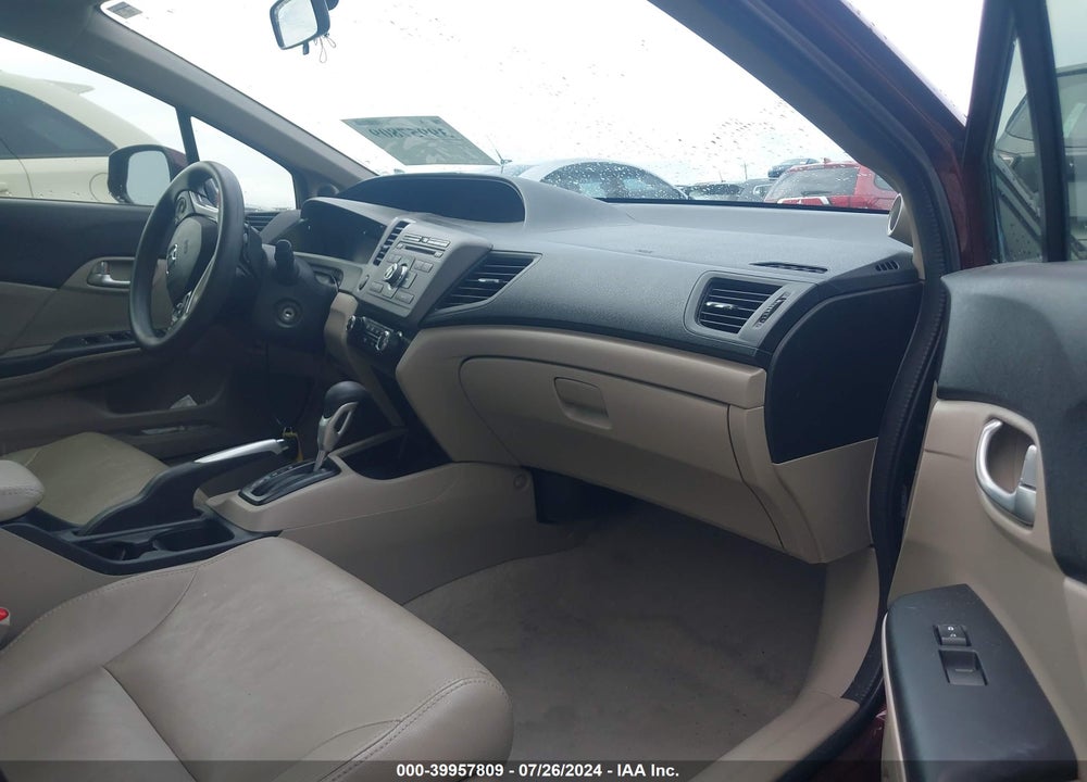 2012 HONDA CIVIC EX VIN: 19XFB2F82CE089210