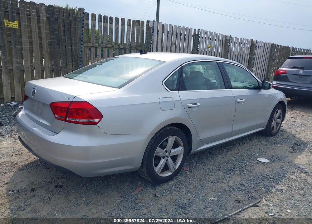 2014 VOLKSWAGEN PASSAT 1.8T WOLFSBURG EDITION VIN: 1VWAS7A3XEC036054