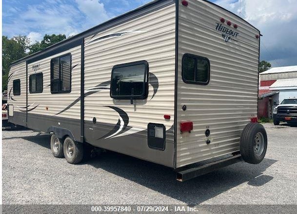 2017 KEYSTONE RV HIDEOUT VIN: 4YDT29B21H7203313