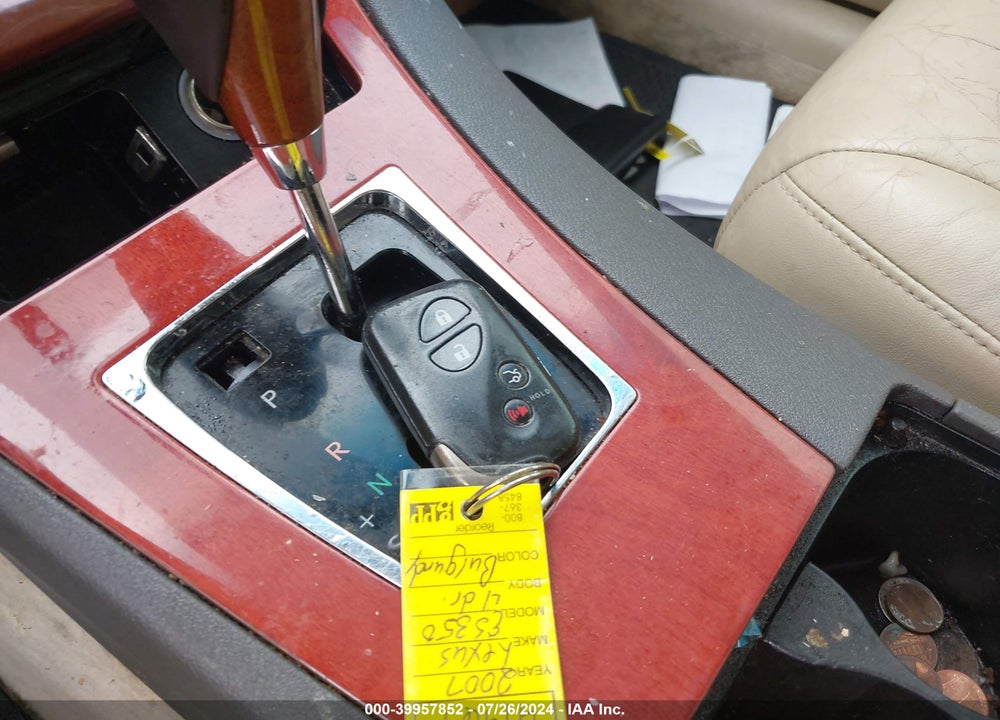 2007 LEXUS ES 350 VIN: JTHBJ46G372085964