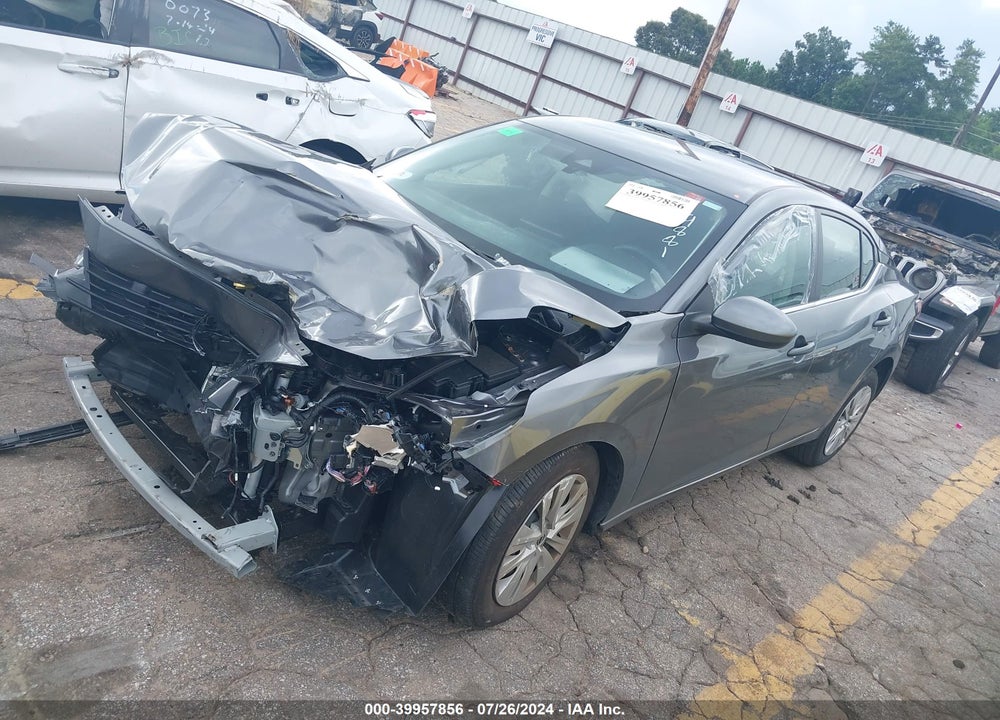 2024 NISSAN SENTRA S XTRONIC CVT VIN: 3N1AB8BV4RY289881