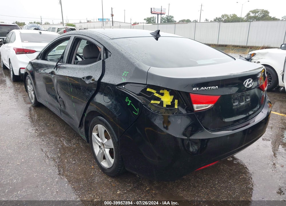 2013 HYUNDAI ELANTRA GLS VIN: 5NPDH4AE4DH168180