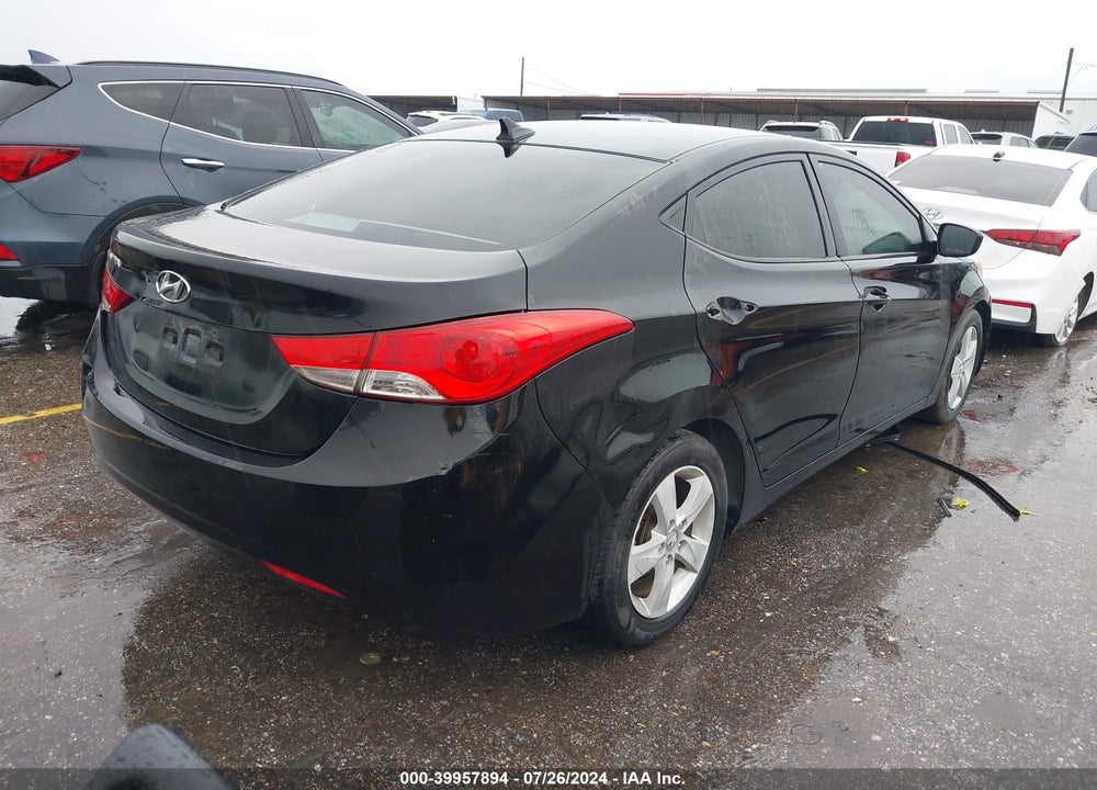 2013 HYUNDAI ELANTRA GLS VIN: 5NPDH4AE4DH168180