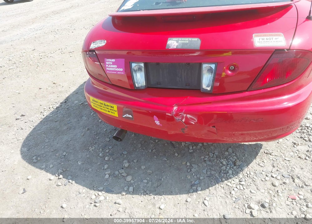 2005 PONTIAC SUNFIRE VIN: 3G2JB12F85S114368