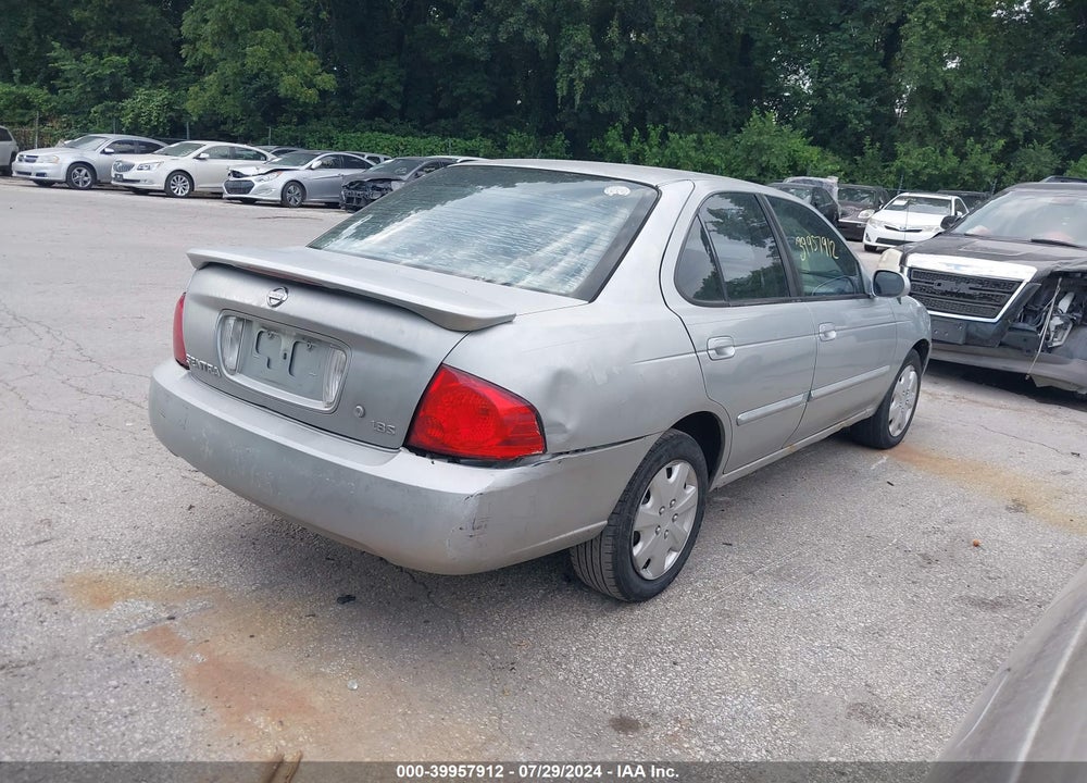 2004 NISSAN SENTRA VIN: 3N1CB51A14L561301