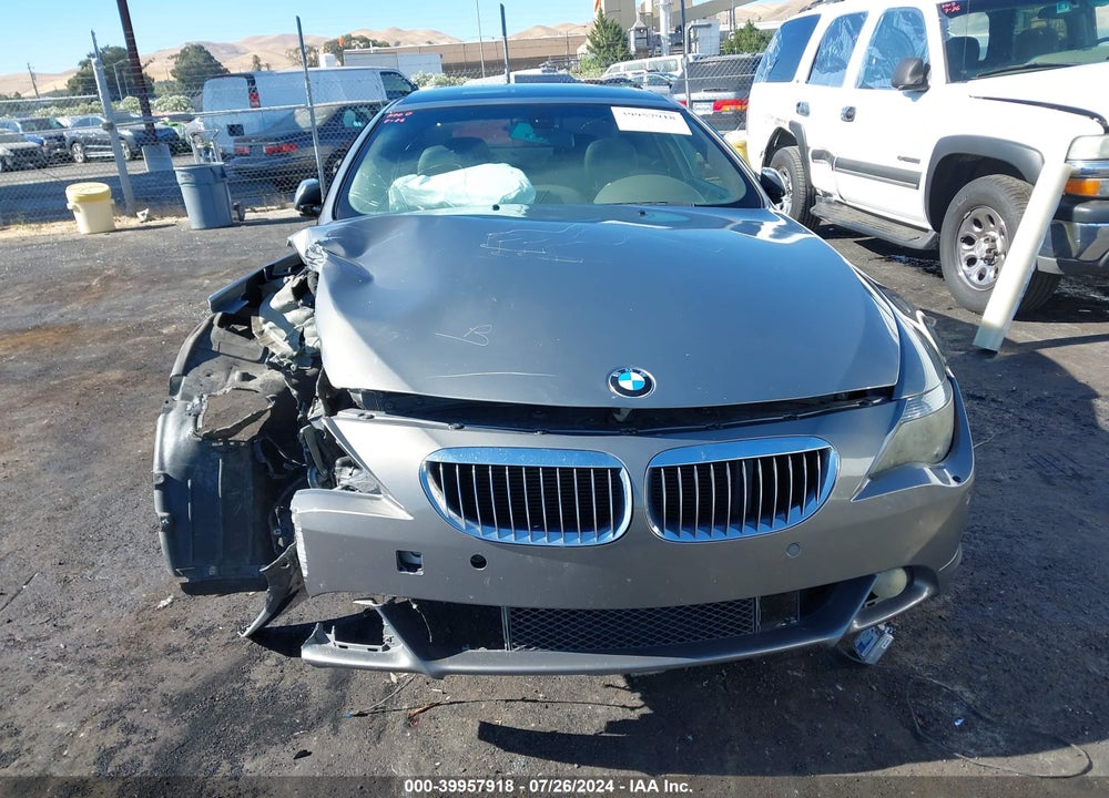 2005 BMW 645CI VIN: WBAEH73435B193517