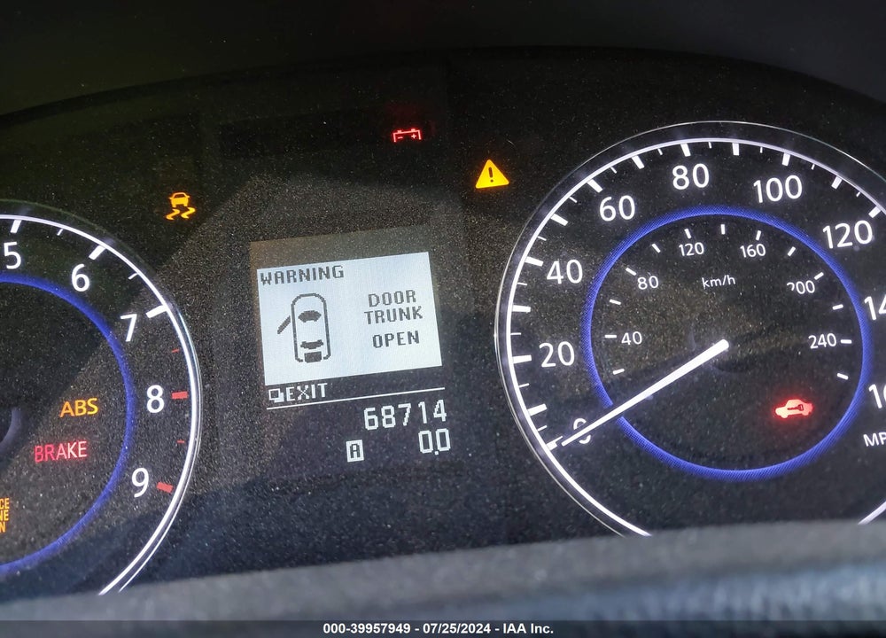 2013 INFINITI G37X VIN: JN1CV6EL4DM982945