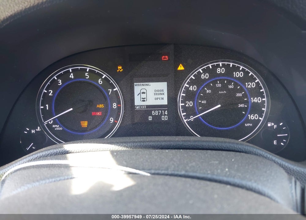 2013 INFINITI G37X VIN: JN1CV6EL4DM982945