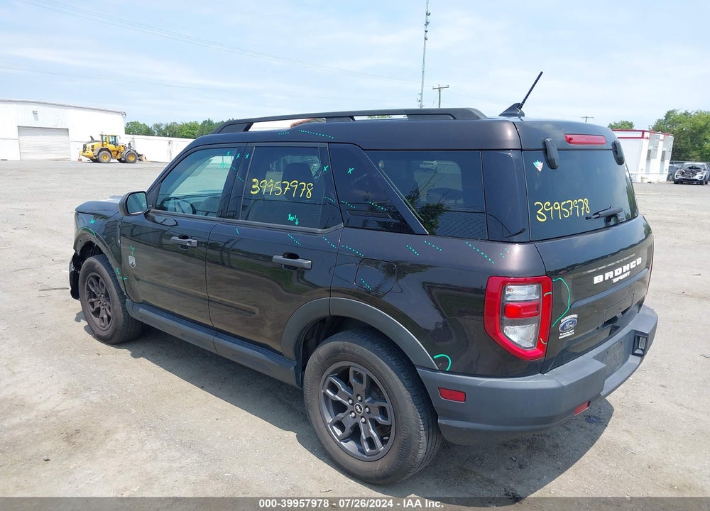 2021 FORD BRONCO SPORT BIG BEND VIN: 3FMCR9B69MRA96902
