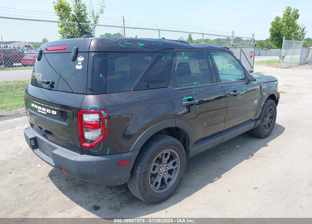 2021 FORD BRONCO SPORT BIG BEND VIN: 3FMCR9B69MRA96902
