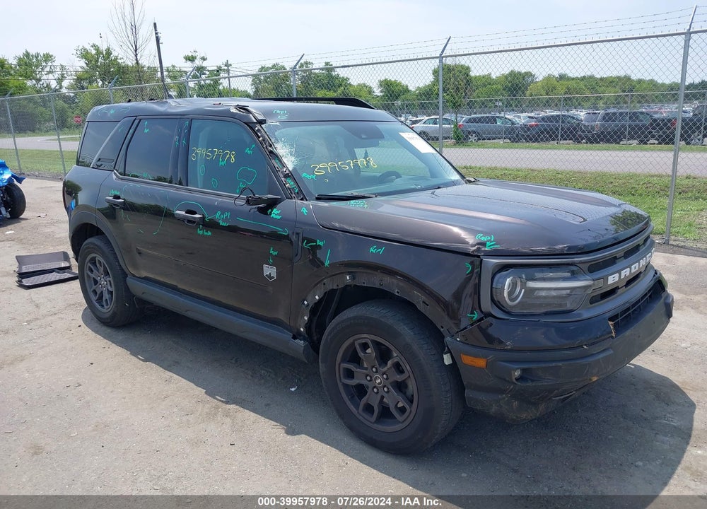 2021 FORD BRONCO SPORT BIG BEND VIN: 3FMCR9B69MRA96902