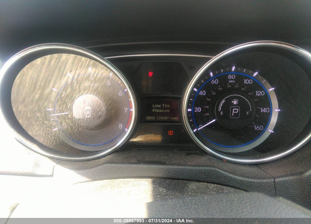 2013 HYUNDAI SONATA GLS VIN: 5NPEB4AC8DH625612