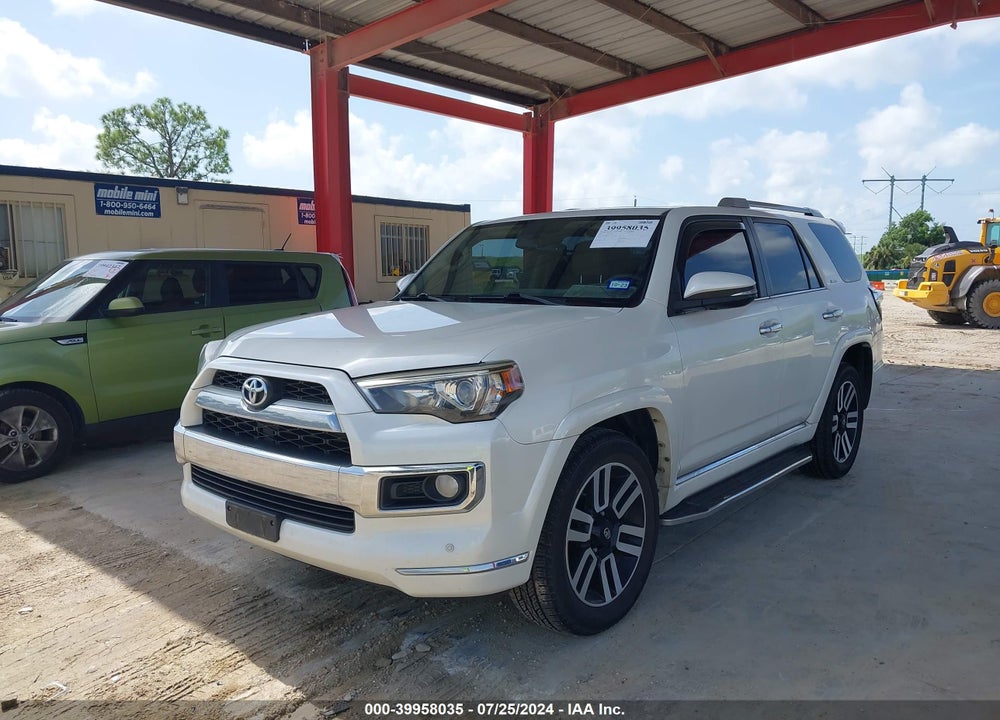2016 TOYOTA 4RUNNER LIMITED VIN: JTEZU5JR2G5125936