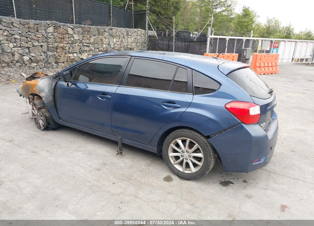 2012 SUBARU IMPREZA 2.0I PREMIUM VIN: JF1GPAC67CH219064