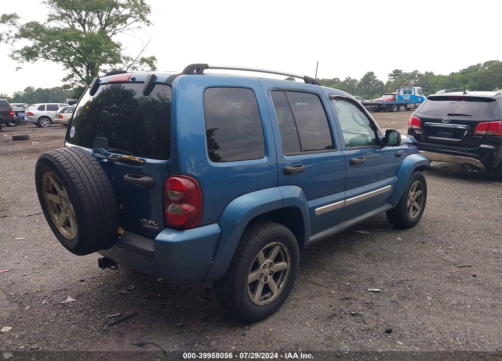 2006 JEEP LIBERTY LIMITED EDITION VIN: 1J4GL58K66W241344