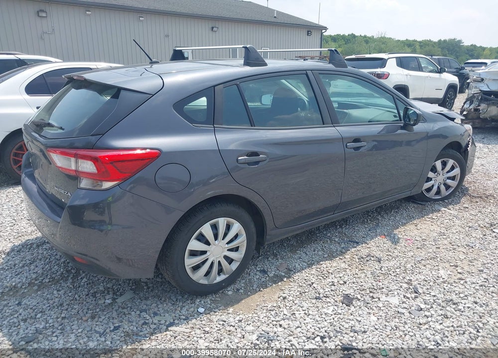 2019 SUBARU IMPREZA 2.0I VIN: 4S3GTAB61K3737206