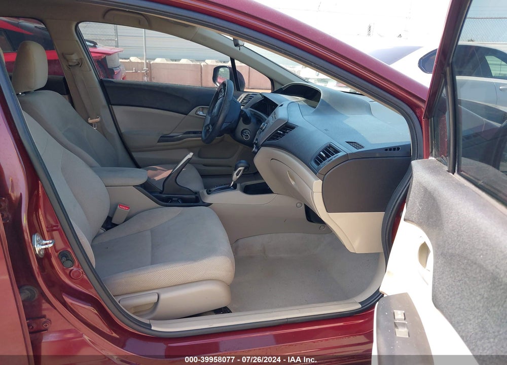 2012 HONDA CIVIC LX VIN: 2HGFB2F53CH562236