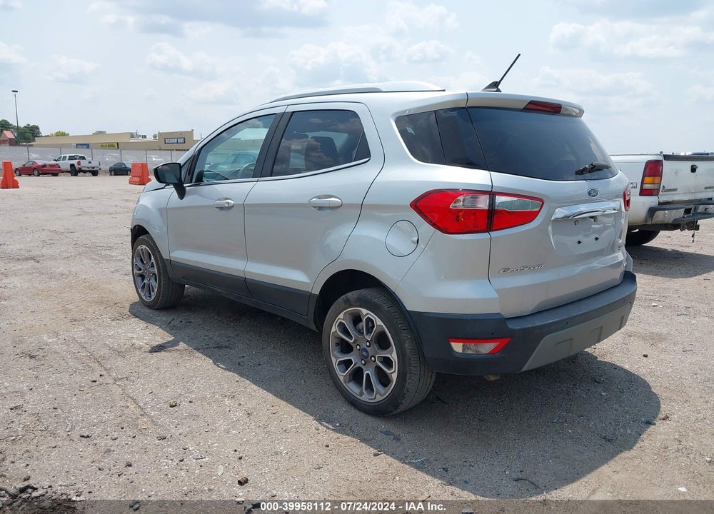 2020 FORD ECOSPORT TITANIUM VIN: MAJ6S3KL7LC347380