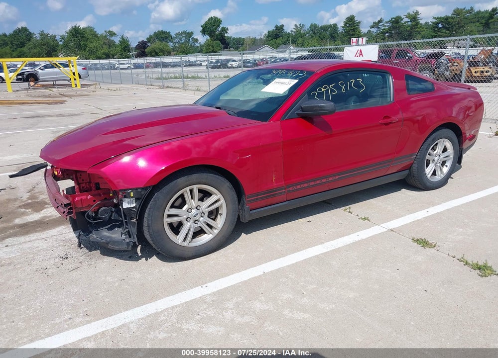 2012 FORD MUSTANG V6 VIN: 1ZVBP8AM6C5287790