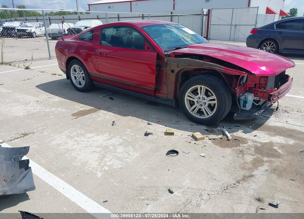 2012 FORD MUSTANG V6 VIN: 1ZVBP8AM6C5287790